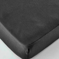 Karaca Bettlaken-Home Spannbettlaken Anthracite 100x200 cm + 30 cm Öko-Tex Zertifiziert Anthracıt01