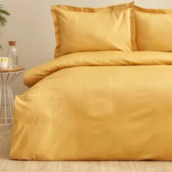 Karaca Bettwäsche-Home Uniq 100% Baumwolle Double Sateen Bettbezug Senf Senf01