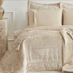 Karaca Hochzeitspakete-Home Valeria Queen 8-Teiliges Hochzeitsset Gold