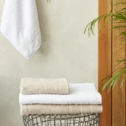 Karaca Handtücher-Home Vinos 4-teiliges Gesicht/Badehandtuch Hamam Set Beige Beıge01