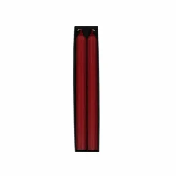 Karaca Kerzen-Home Wave Rote Kerze 2 Teile Rot02