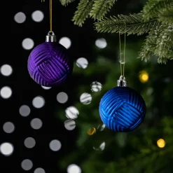 Karaca Deko-Objekte-Home Weihnachten Bunte Baumschmuck Set, 12 Teilig, 6 cm Multıfarben
