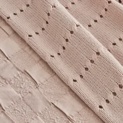Karaca Hochzeitspakete-Home White Collection Braut Carina 80 Fäden 100% Baumwolle 8-teiliges Hochzeitsset Puder