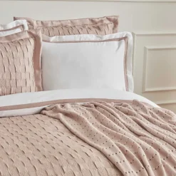 Karaca Hochzeitspakete-Home White Collection Braut Carina 80 Fäden 100% Baumwolle 8-teiliges Hochzeitsset Puder
