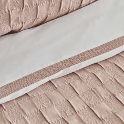 Karaca Hochzeitspakete-Home White Collection Braut Carina 80 Fäden 100% Baumwolle 8-teiliges Hochzeitsset Puder
