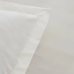 Karaca Bettwäsche-Home White Collection Lavin 100% Baumwolle Doppelbett Bettwäsche Set Weiß Beyaz