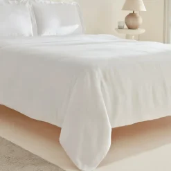 Karaca Bettwäsche-Home White Collection Felves King Size Bettwäscheset 100% Baumwolle Weiß 240x220 Cm Weıß01