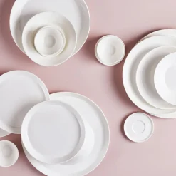 Karaca Tafelservice Für 6 Personen-Hussein Chalayan Digital 6-Teiliges Individuelles Fine Pearl Tafelservice Weıß01