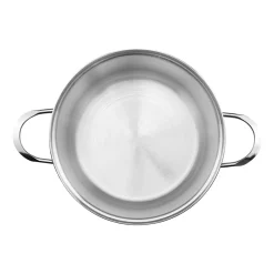 Karaca Stahltopf-Induktions Stahlpfanne für Muscheln 20 cm Farblös