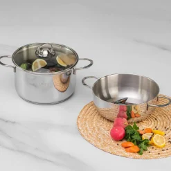 Karaca Stahltopf-Induktions Stahlpfanne für Muscheln 20 cm Farblös