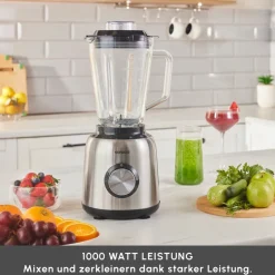 Karaca Smoothie Blender-1,5 L Glasbehälter Smoothie Blender Inox