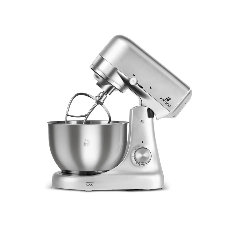 Karaca Küchenchef-Ironmax Guss-Standmixer Grau Grey
