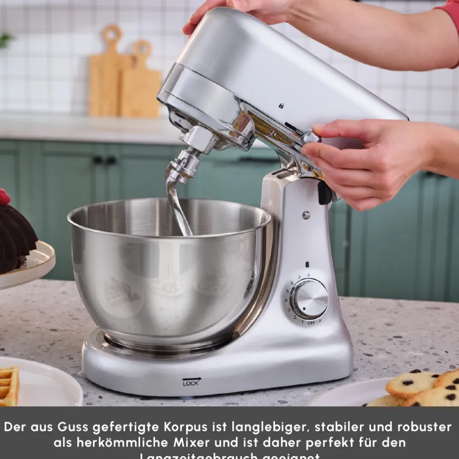 Karaca Küchenchef-Ironmax Guss-Standmixer Grau Grey