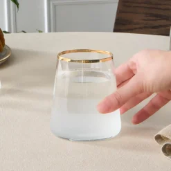 Karaca Wasserglas-Jasmine 420 Ml 3-teiliges Wassergläser Multıfarben