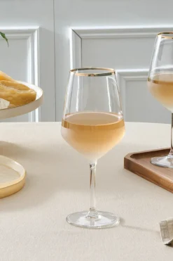 Karaca Weingläser & Kelchglas-Jasmine 490 ml 3-teiliges Kelchglas-Set Multıfarben