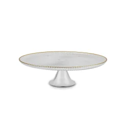 Karaca Kuchenplatte-Jest Rim 6-Person Cake Platter Set, 7 Pieces, Gold