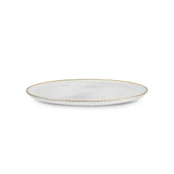 Karaca Kuchenplatte-Jest Rim 6-Person Cake Platter Set, 7 Pieces, Gold