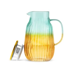 Karaca Gläser-Sets-Jolie 7-teiliges Wasserset Gelb & Grün Gelb Grün