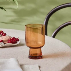 Karaca Wasserglas-Julia Wasserglas 340 ml – Amber Gelb