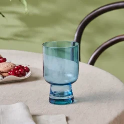Karaca Wasserglas-Julia Wasserglas 340 ml – Blau Blau01