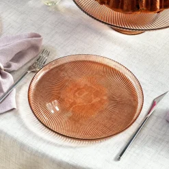 Karaca Kuchenplatte-Juliet Mocha Mousse 7-teiliges Kuchen-Set für 6 Personen