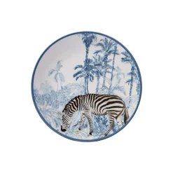 Karaca Frühstücksgeschirr|Kuchenplatte-Jungle 6 Teiliges Dessertteller Set 22 cm Multıfarben