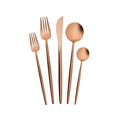 Karaca Bestecksets Für 12 Personen-Jupiter 60 Teile 12 Person Boxed Cutlery Set Rosegold