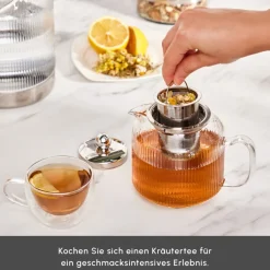 Karaca Teekannen-Kelly XL Glas-Teekanne Farblös