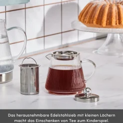 Karaca Teekannen-Keops Glas-Teekanne Farblös