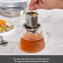 Karaca Teekannen-Keops Glas-Teekanne Farblös