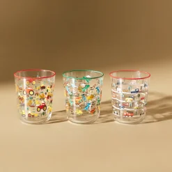 Karaca Wasserglas-Kids 3-Teiliges Glasbecher-Set Für Jungen
