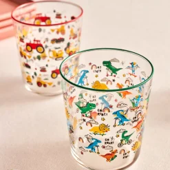 Karaca Wasserglas-Kids 3-Teiliges Glasbecher-Set Für Jungen