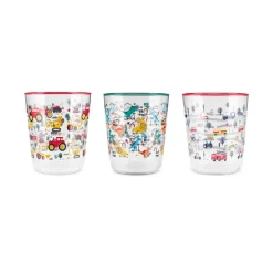 Karaca Wasserglas-Kids 3-Teiliges Glasbecher-Set Für Jungen