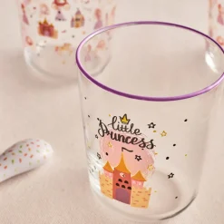 Karaca Wasserglas-Kids 3-Teiliges Glasbecher-Set Für Mädchen, Rosa