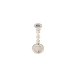 Karaca Kerzenständer-Lara Kerzenhalter 2-teiliges Set 22,75 cm Silber Sılber