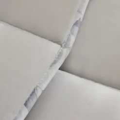 Karaca Bettwäsche-Leaf Graues Einzel Comforter Set 135x200+50x70 Grau02