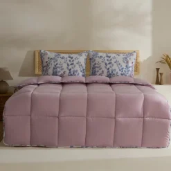 Karaca Bettwäsche-Leaf Multicolor Doppelbett Komforter Set 200x200+2x50x70 Multıfarben