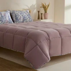 Karaca Bettwäsche-Leaf Multicolor Doppelbett Komforter Set 200x200+2x50x70 Multıfarben