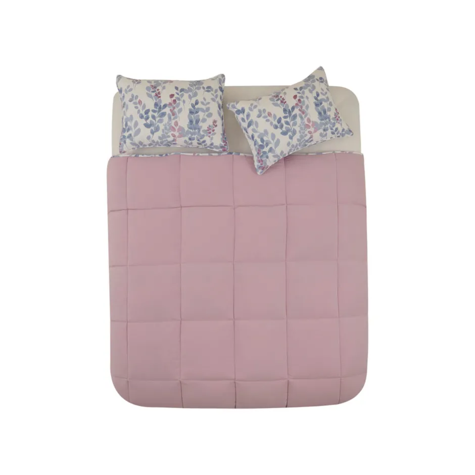 Karaca Bettwäsche-Leaf Multicolor Doppelbett Komforter Set 200x200+2x50x70 Multıfarben