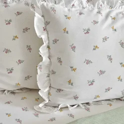 Karaca Tagesdecke Set-Lidya Bettwäsche-Set aus 100 % Baumwolle, Doppelbett, Grün