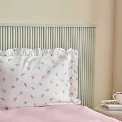 Karaca Badematten|Tagesdecke Set-Lidya Bettwäsche-Set aus 100 % Baumwolle, Einzelbett, Rosa