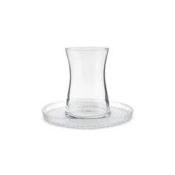 Karaca Mokka & Espressotassen Set-Lily 12-teiliges Türkisches Teeset für 6 Personen, 170 ml, Luster