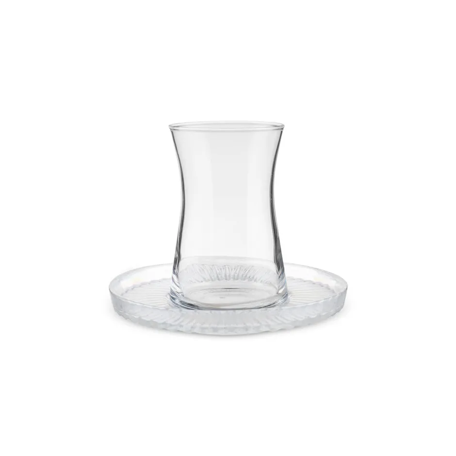 Karaca Mokka & Espressotassen Set-Lily 12-teiliges Türkisches Teeset für 6 Personen, 170 ml, Luster