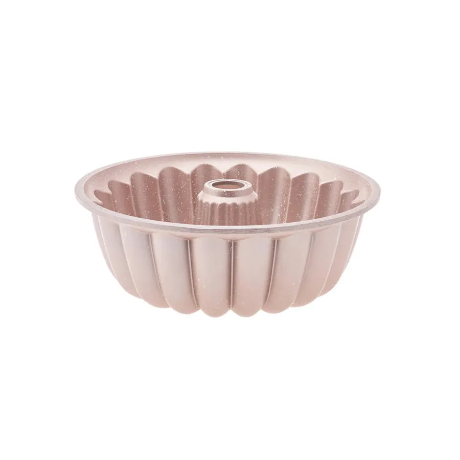 Karaca Kuchenform-Lina Geschnittene Gießen Kuchenform 25,5 cm Rosegold