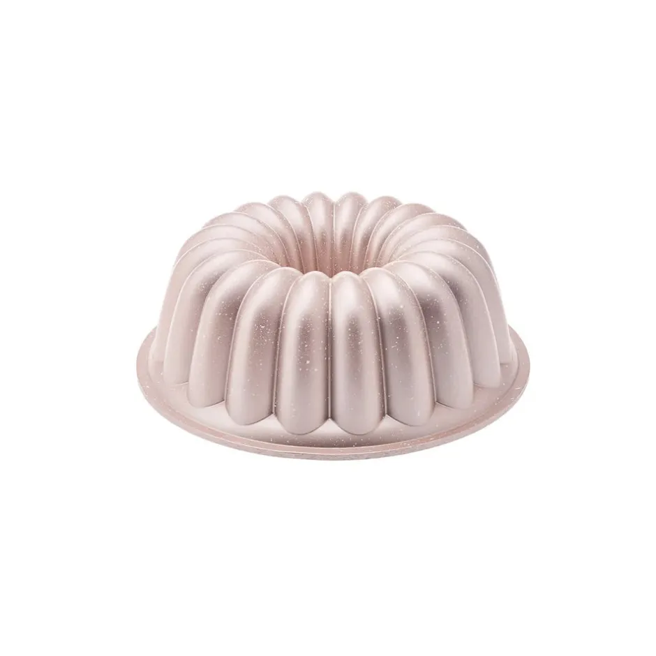 Karaca Kuchenform-Lina Geschnittene Gießen Kuchenform 25,5 cm Rosegold