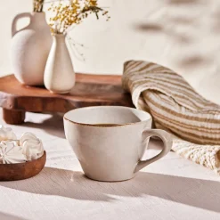 Karaca Mugs & Kaffeebecher|Mokka & Espressotassen Set-Lisa Reaktive Becher Beige 520 ml Farblös