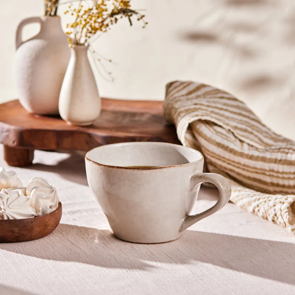 Karaca Mugs & Kaffeebecher|Mokka & Espressotassen Set-Lisa Reaktive Becher Beige 520 ml Farblös