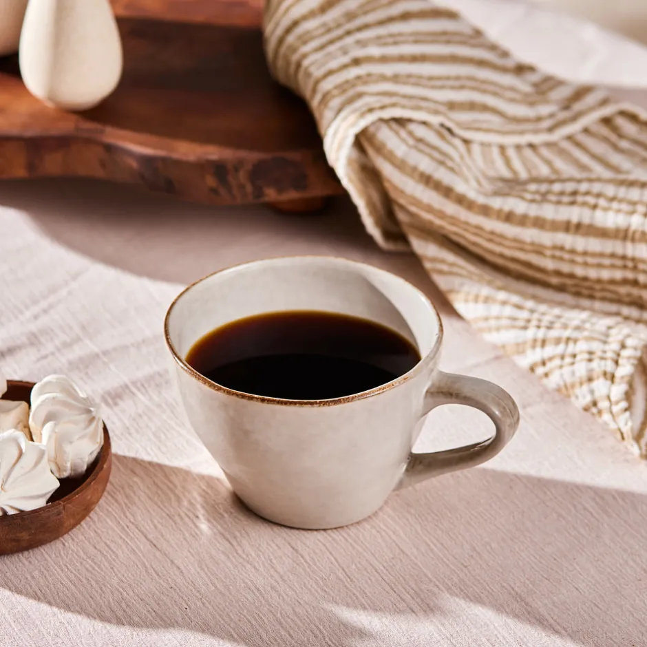 Karaca Mugs & Kaffeebecher|Mokka & Espressotassen Set-Lisa Reaktive Becher Beige 520 ml Farblös