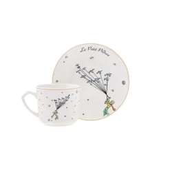 Karaca Mokka & Espressotassen Set-Little Prince 6 Personen Kaffeetassen-Set 80 ml Multıfarben