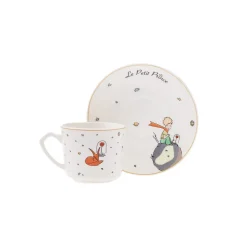 Karaca Mokka & Espressotassen Set-Little Prince 6 Personen Kaffeetassen-Set 80 ml Multıfarben